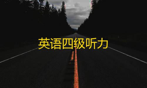 卡盟自助下单24小时平台英语四级听力